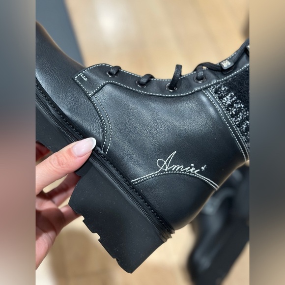 Amiri knit combat boots size 35 new in box - Picture 7 of 10